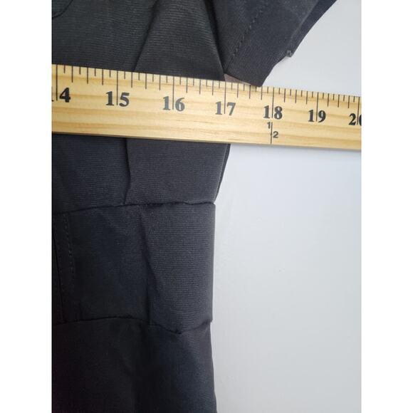 Snap front womens dress measures M cross, goth emo grunge nun missing straps - Picture 10 of 11